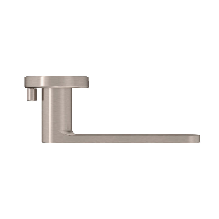 Curvae Flat Lever Door Handle - privacy - Champagne
