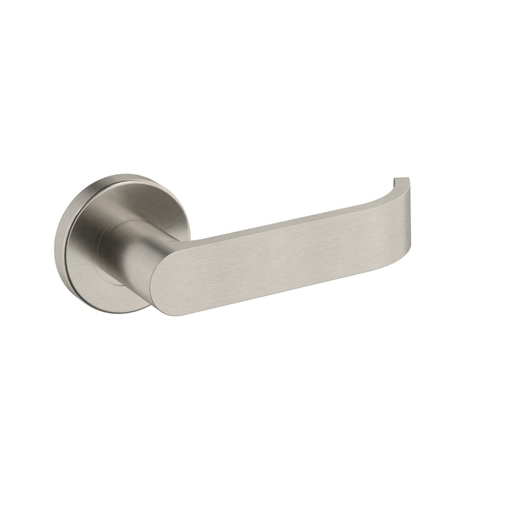 Curvae Return Lever Door Handle - passage - PVD Brushed Nickel