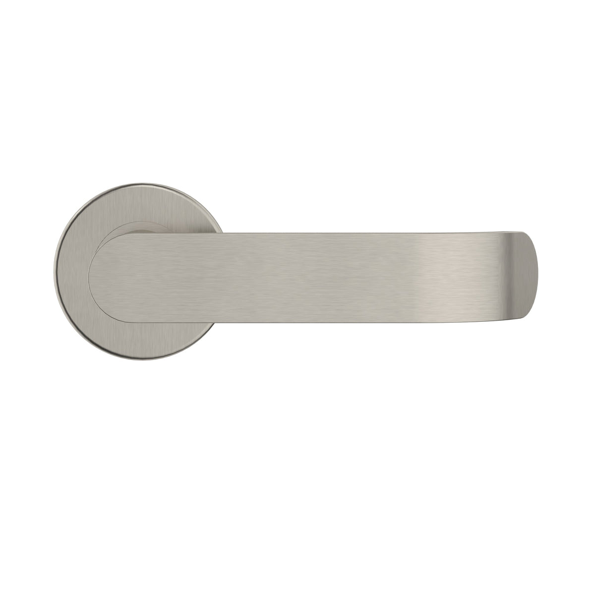 Curvae Return Lever Door Handle - passage - PVD Brushed Nickel