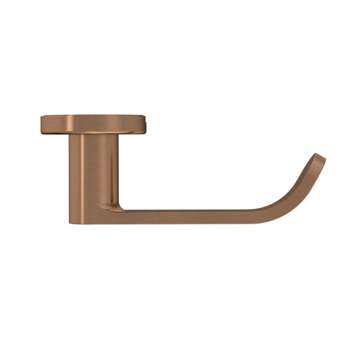 Curvae Return Lever Door Handle - passage - Lustre Bronze