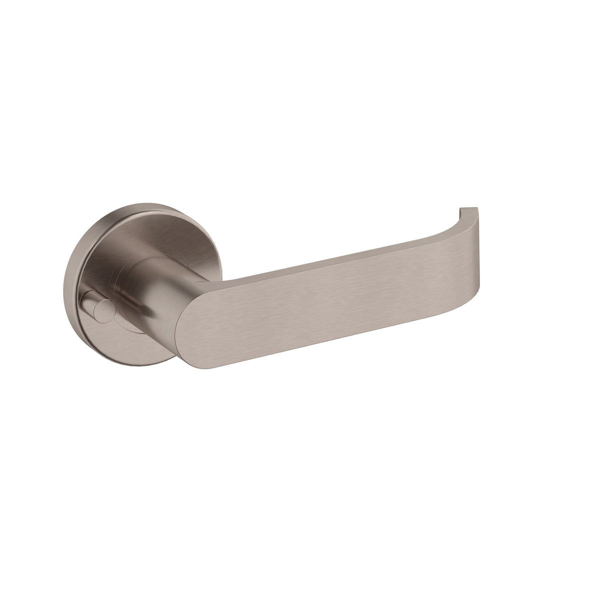 Curvae Return Lever Door Handle - privacy - Champagne