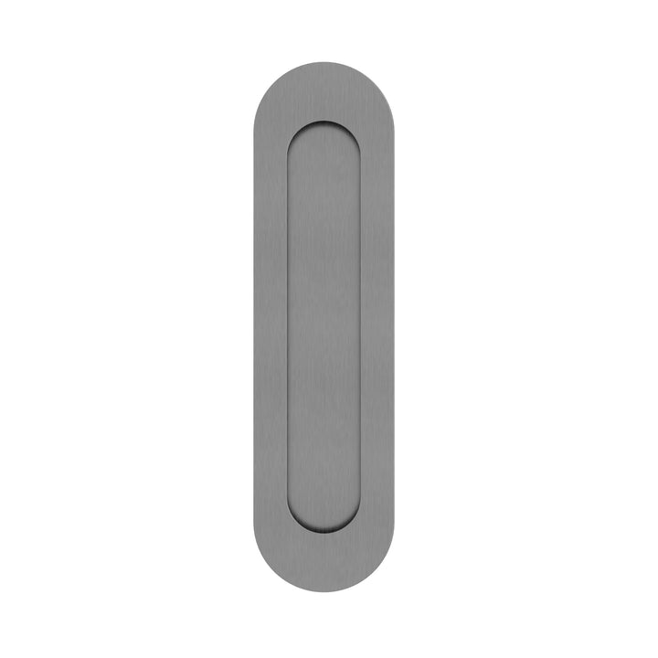 Curvae Oval Flush Pull - passage - Shadow Gunmetal
