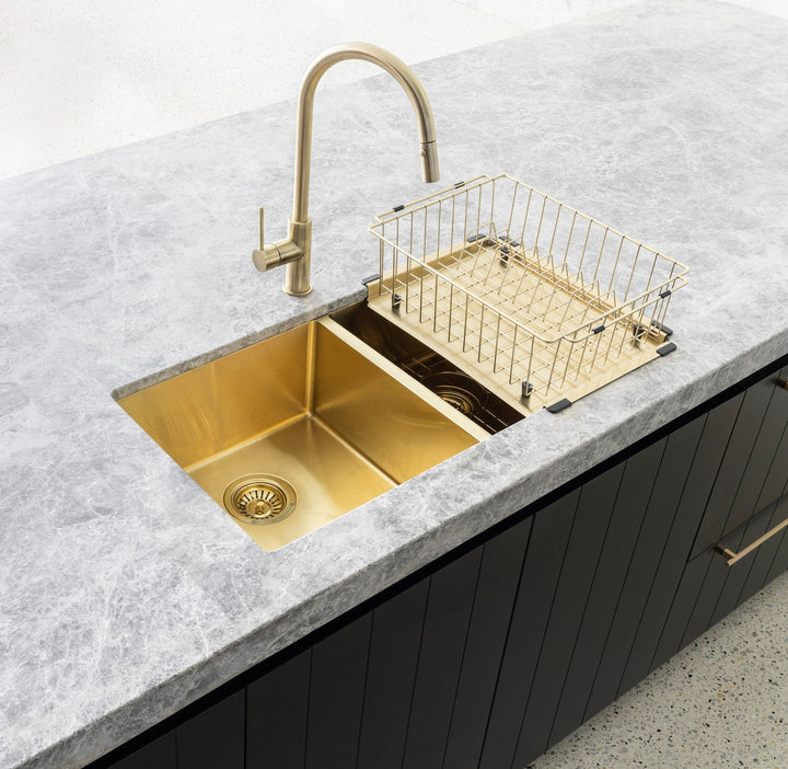 Lavello Dish Rack - PVD Brushed Bronze Gold