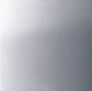 Metal Silver Metal Mosaic tile face, 300 x 300 mm