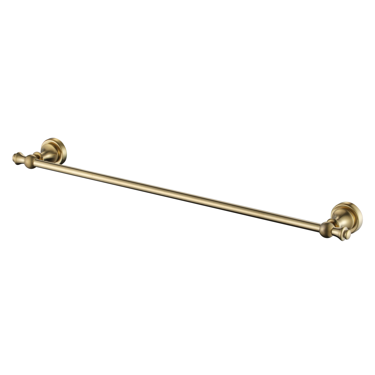 Medoc Single Towel Rail 600mm - Brushed Bronze (MED24BM)