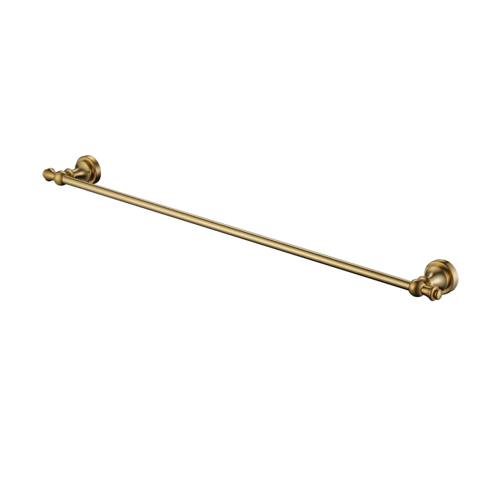 Medoc Single Towel Rail 750mm - Brushed Bronze (MED36BM)