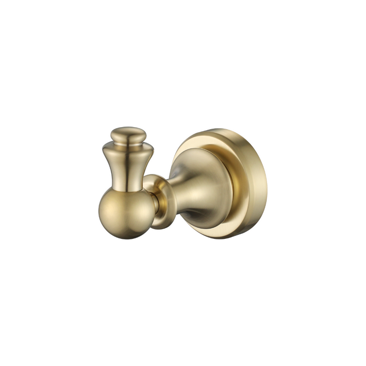 Medoc Single Robe Hook - Brushed Bronze (MED53BM)