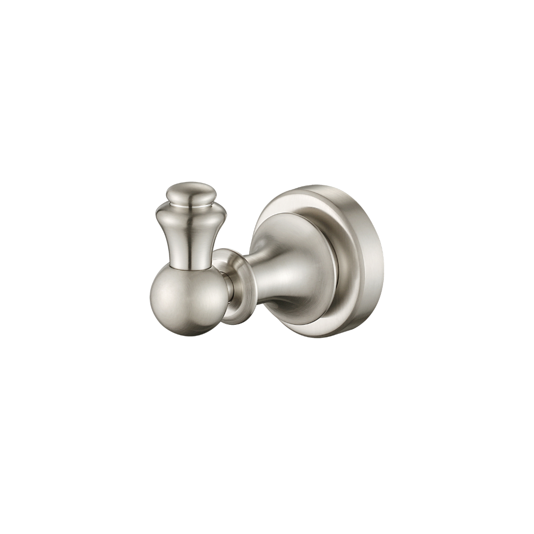 Medoc Single Robe Hook - Brushed Nickel (MED53BN)
