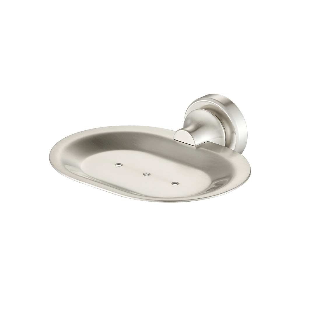 Medoc Soap Dish - Brushed Nickel (MED59-1BN)