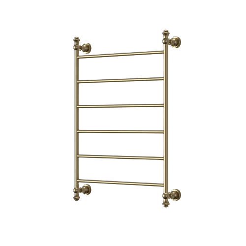 Medoc 6 Bar Heated Towel Rail - Brushed Bronze (MED6080-6BM)