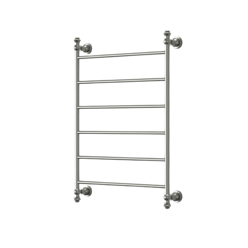 Medoc 6 Bar Heated Towel Rail - Brushed Nickel (MED6080-6BN)