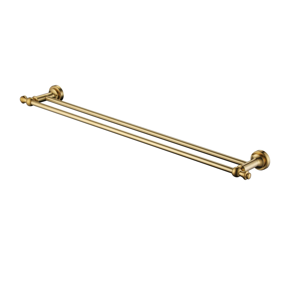 Medoc Double Towel Rail 750mm - Brushed Bronze (MED72BM)