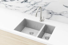 Load image into Gallery viewer, Lavello Kitchen Sink - One &amp; Half Bowl 670 x 440 - PVD Brushed Nickel Meir
