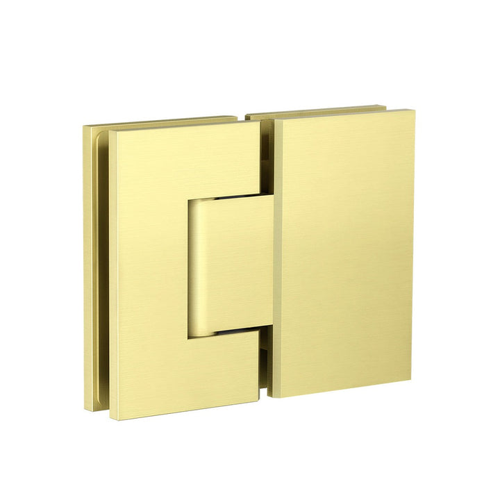 Glass to Glass Shower Door Hinge - PVD Tiger Bronze