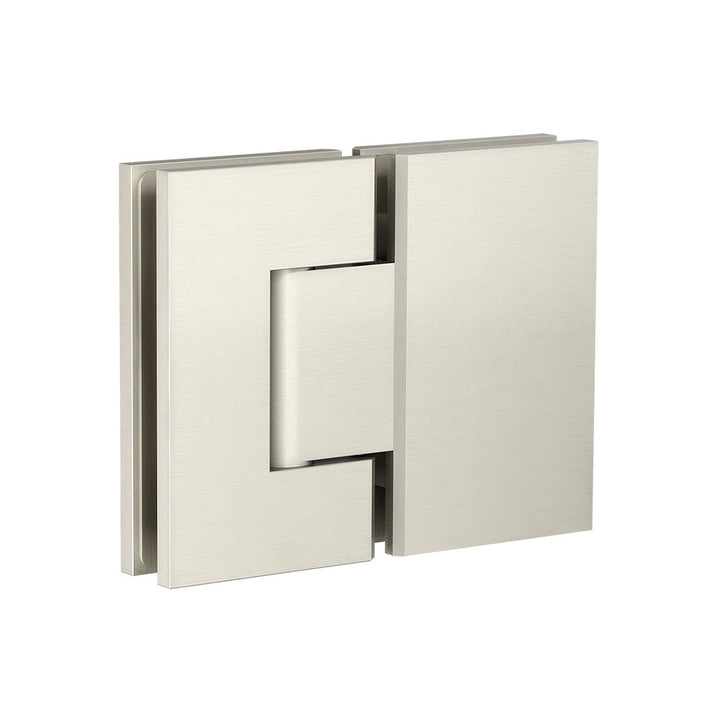 Glass to Glass Shower Door Hinge - PVD Brushed Nickel