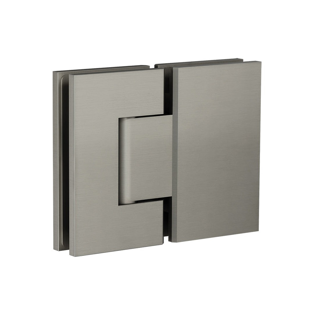 Glass to Glass Shower Door Hinge - Shadow Gunmetal