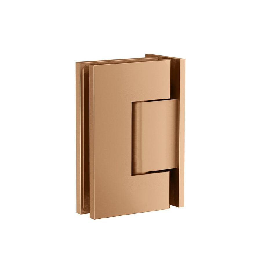 Glass to Wall Shower Door Hinge - Lustre Bronze