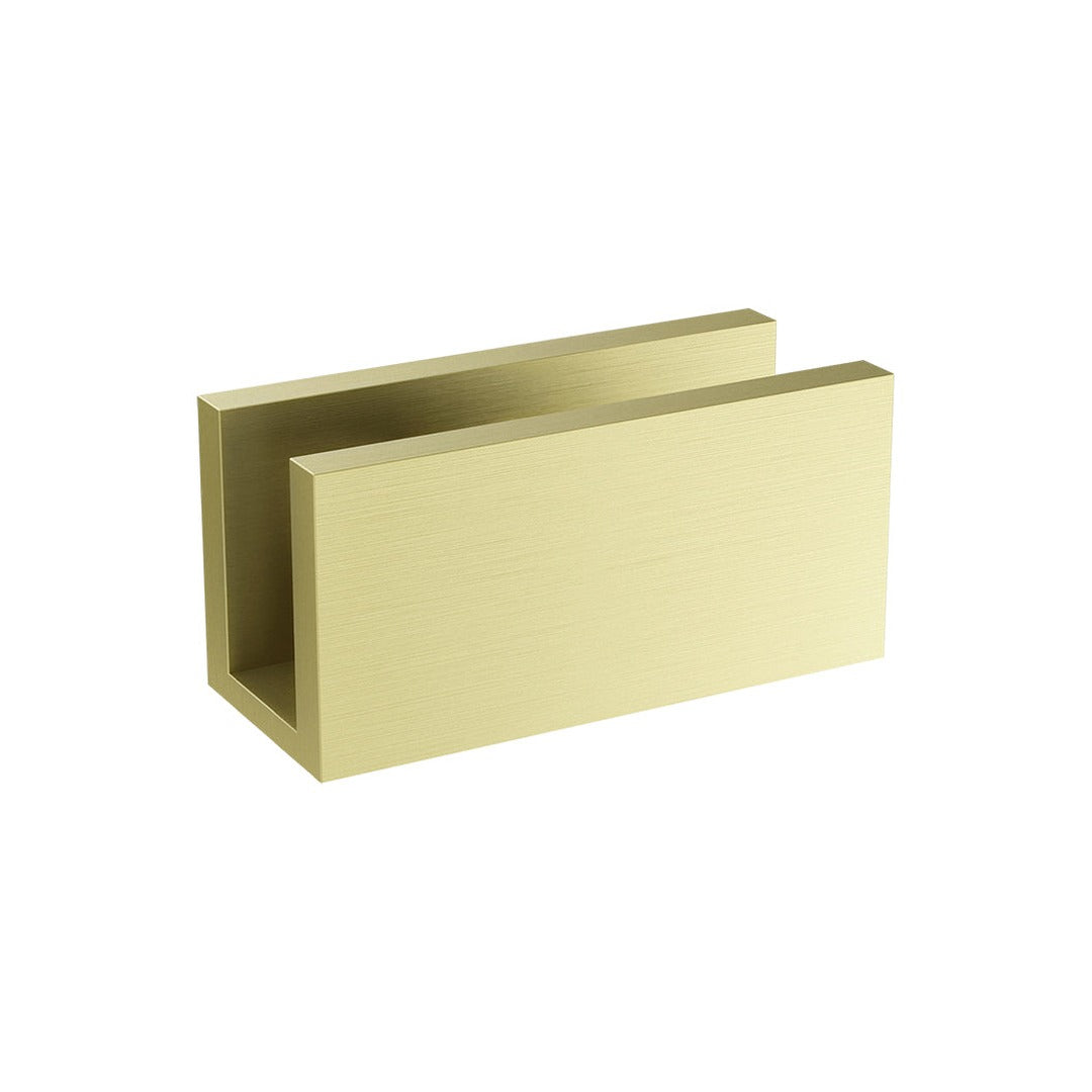 Shower Screen U Bracket - PVD Tiger Bronze