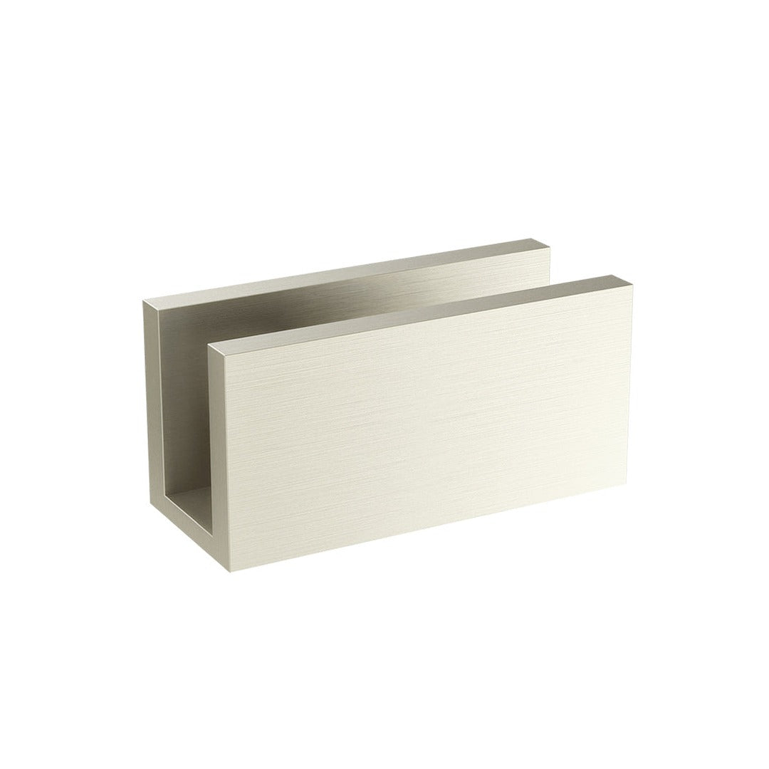 Shower Screen U Bracket - PVD Brushed Nickel