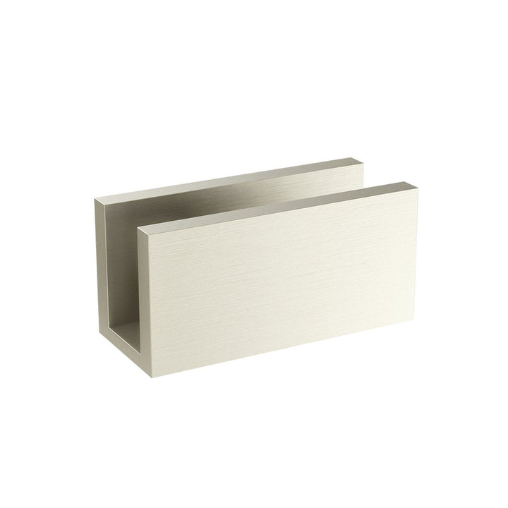 Shower Screen U Bracket - PVD Brushed Nickel