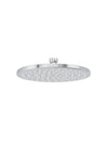 Round Shower Rose 200mm - Polished Chrome Meir