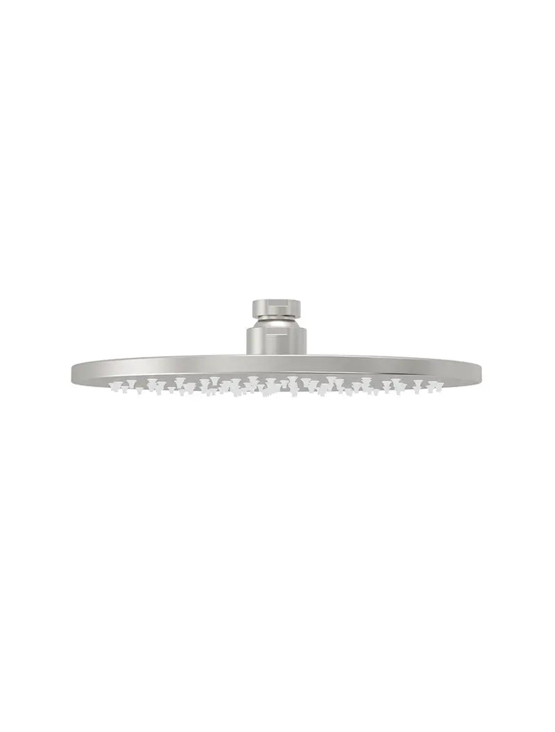 Round Shower Rose 200mm - PVD Brushed Nickel Meir