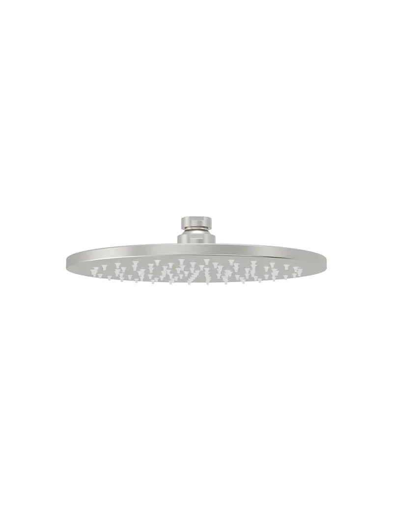 Round Shower Rose 200mm - PVD Brushed Nickel Meir