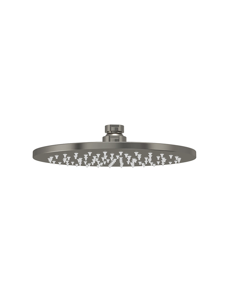 Round Shower Rose 200mm - Shadow Gunmetal