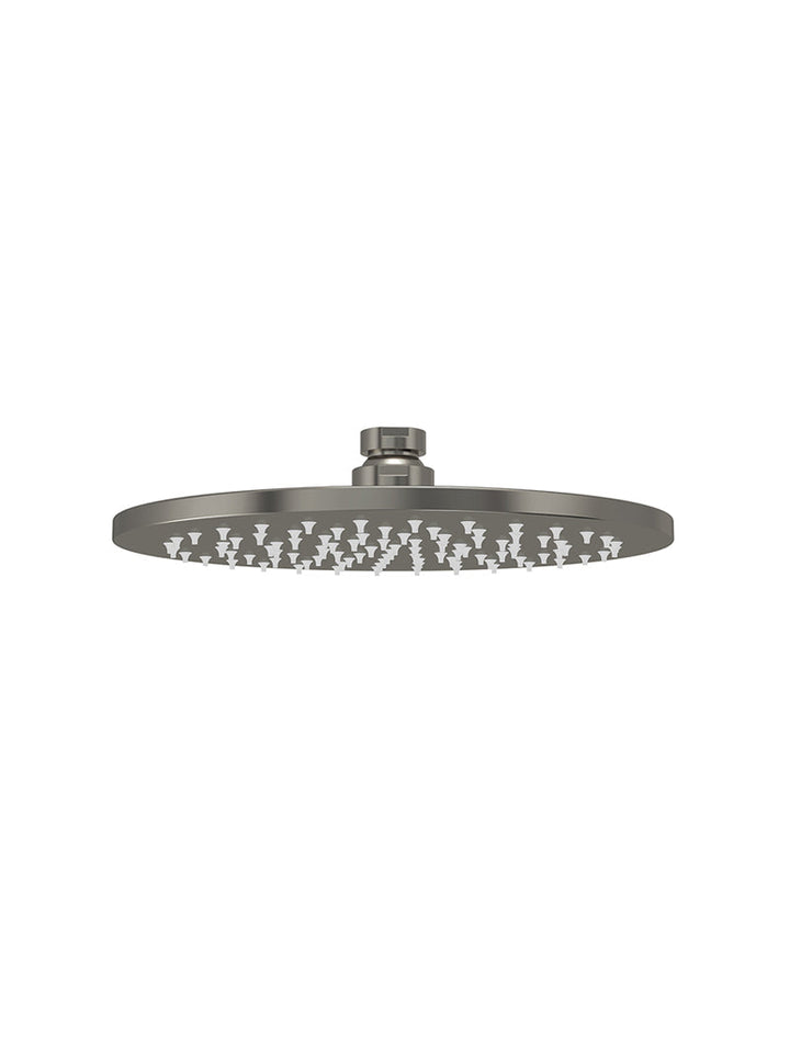 Round Shower Rose 200mm - Shadow Gunmetal