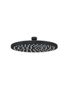 Round Shower Rose 200mm - Matte Black Meir