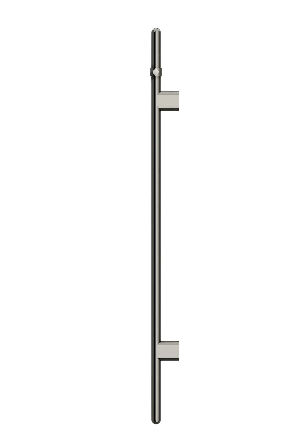 Heated Vertical Towel Rail - Shadow Gunmetal Meir