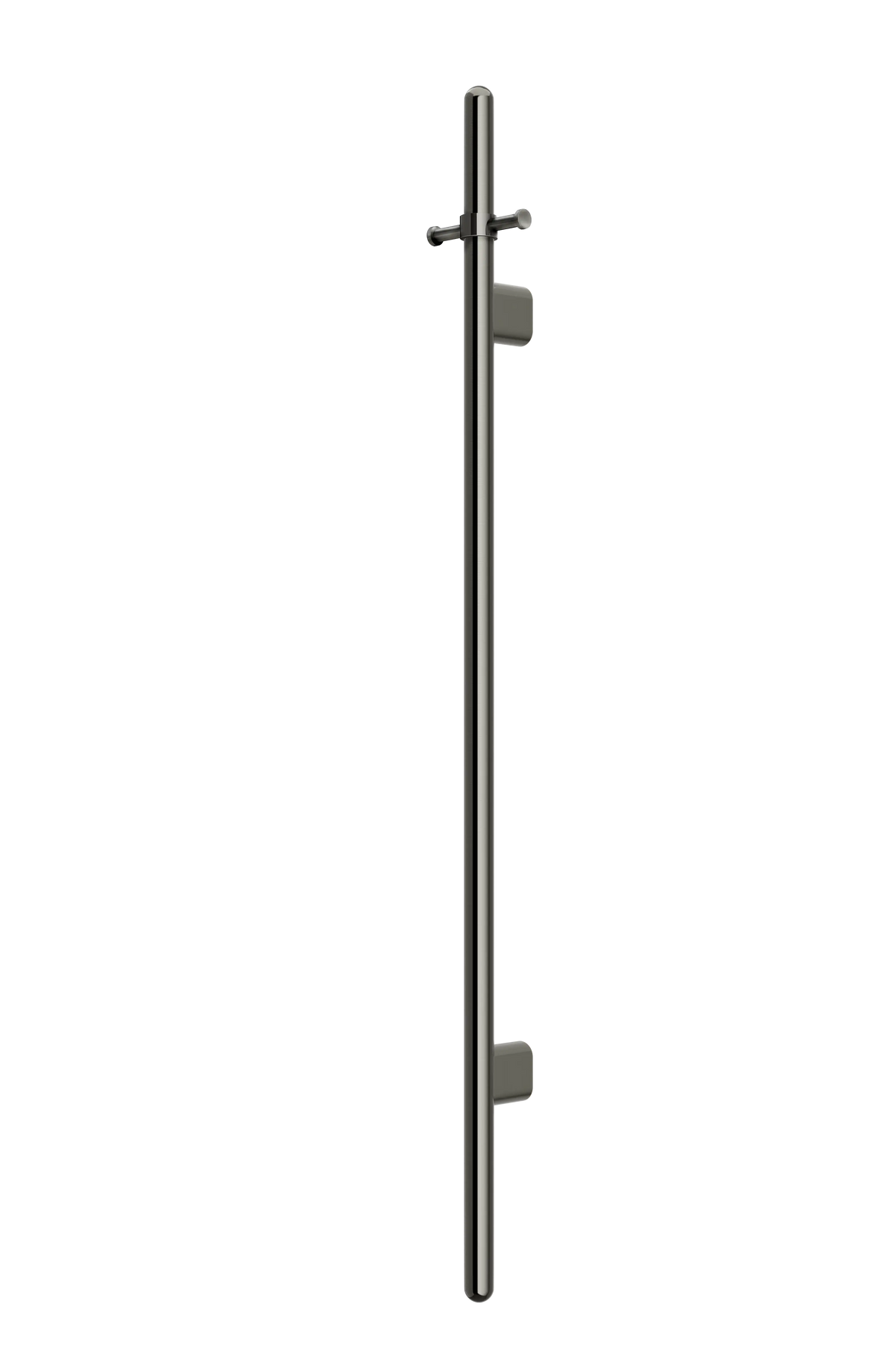 Heated Vertical Towel Rail - Shadow Gunmetal Meir