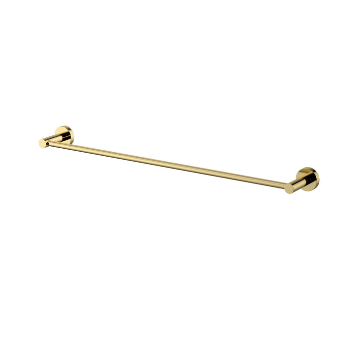 Mirage Single Towel Rail 600mm - Polished Brass (MIR24PB)