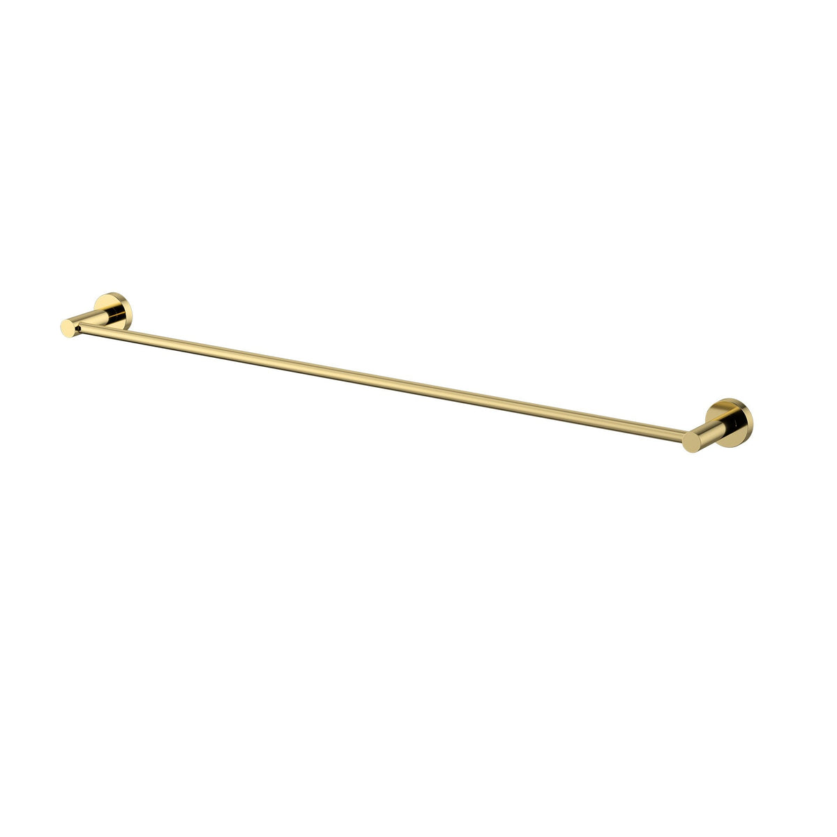 Mirage Single Towel Rail 750mm - Polished Brass (MIR36PB)