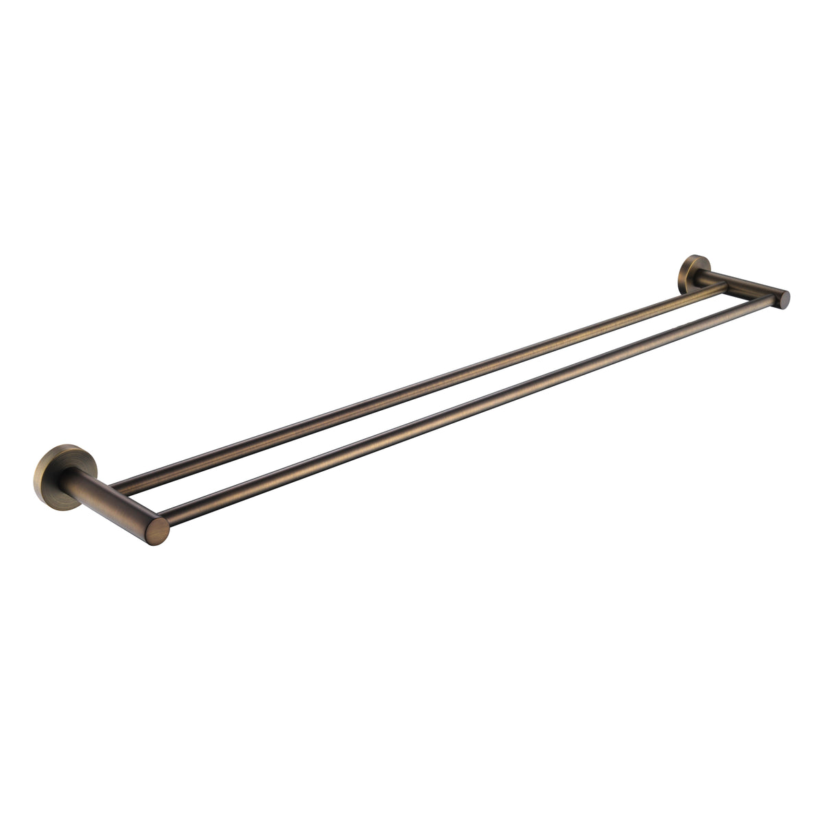 Mirage Double Towel Rail 600mm - Antique Brass (MIR48AB)