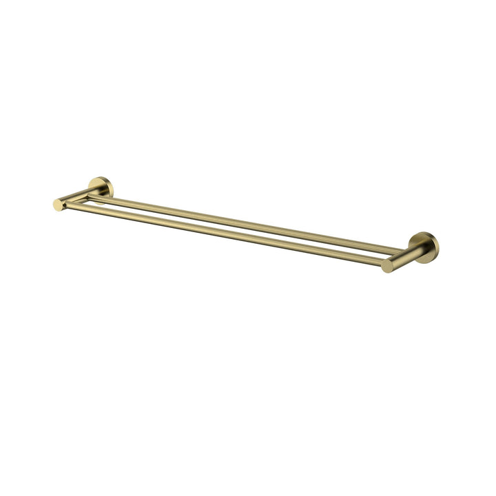 Mirage Double Towel Rail 600mm - Brushed Bronze (MIR48BM)