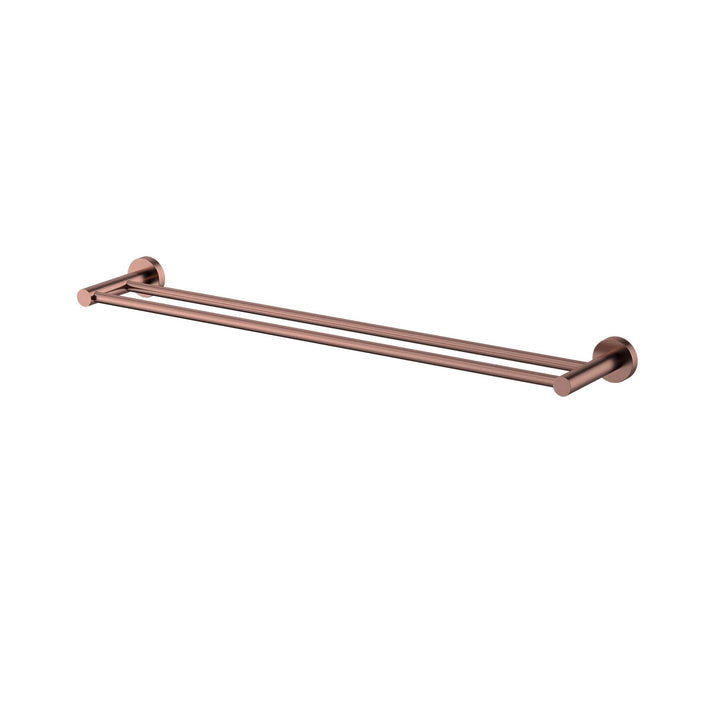 Mirage Double Towel Rail 600mm - Champagne (MIR48CM)