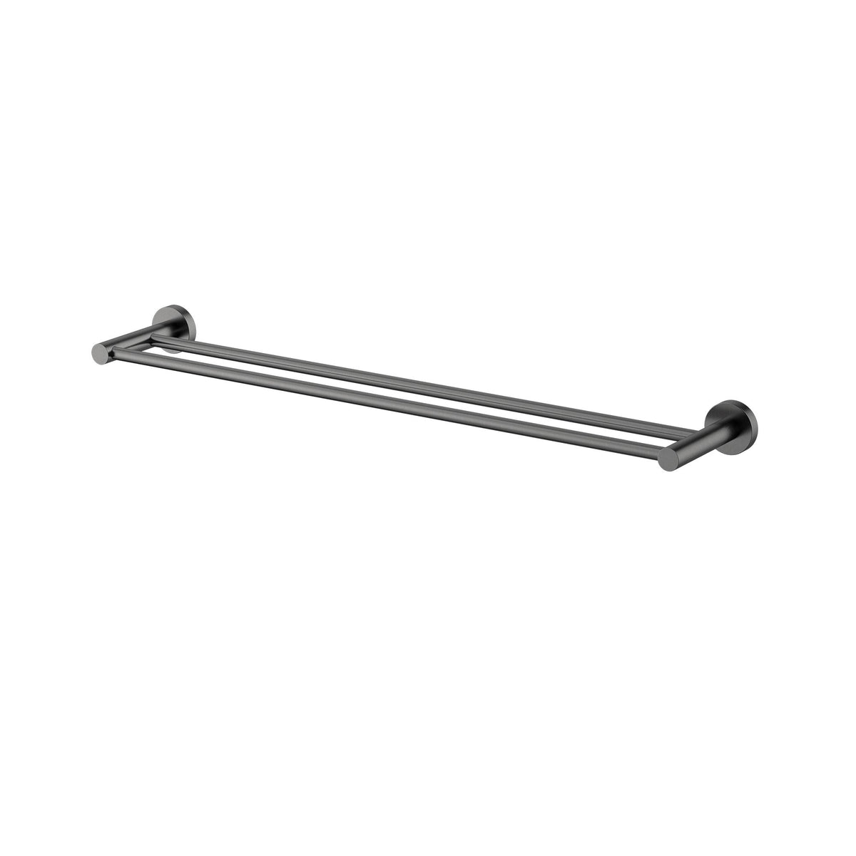 Mirage Double Towel Rail 600mm - Gun Metal (MIR48GM)