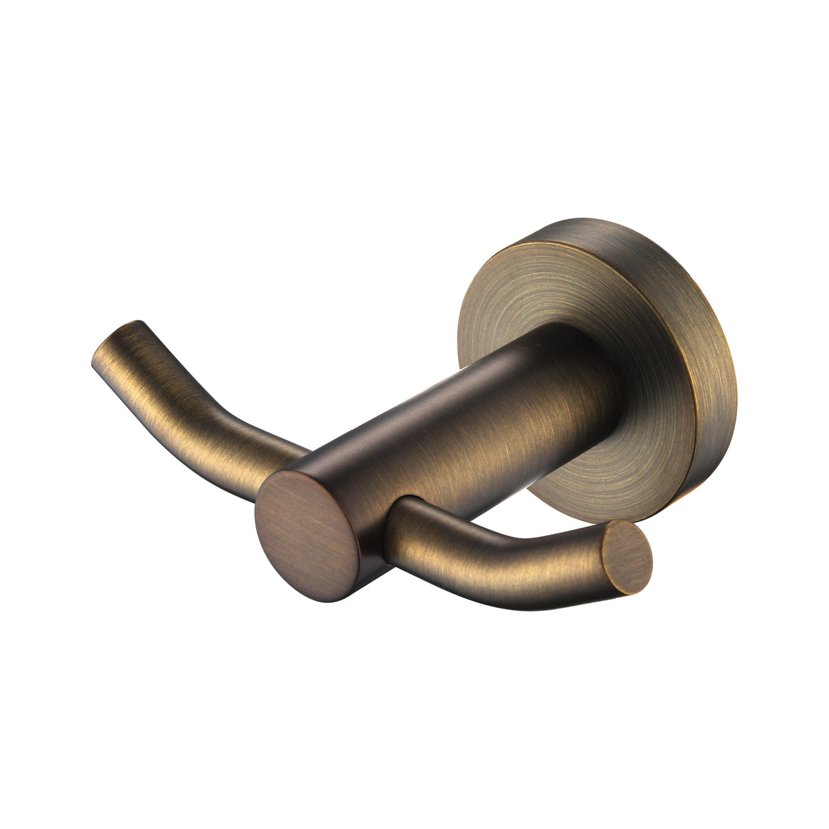 Mirage Double Robe Hook - Antique Brass (MIR53-2AB)