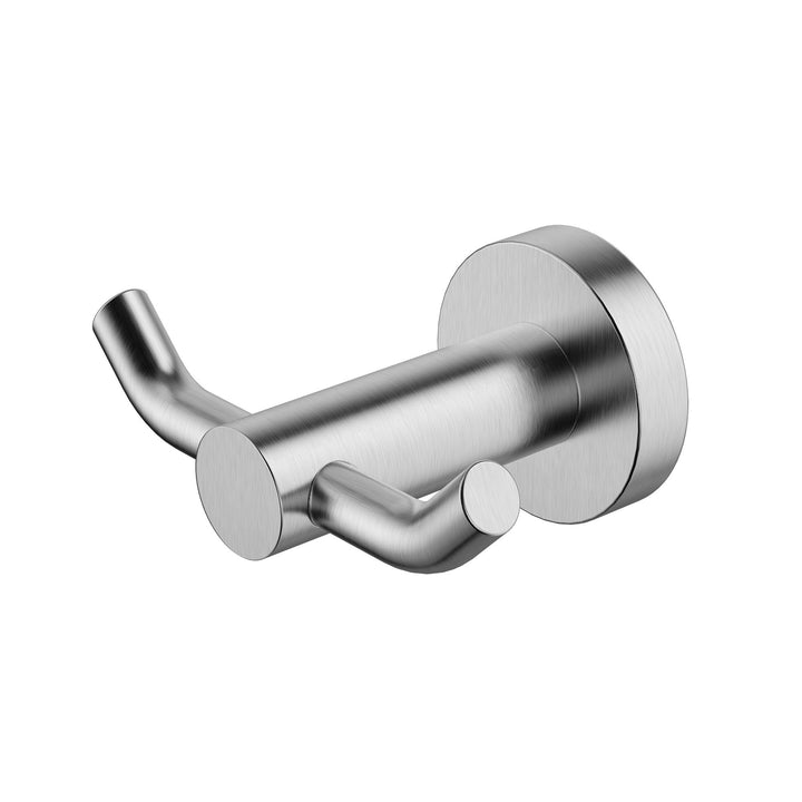 Mirage Double Robe Hook - Brushed Chrome (MIR53-2BC)