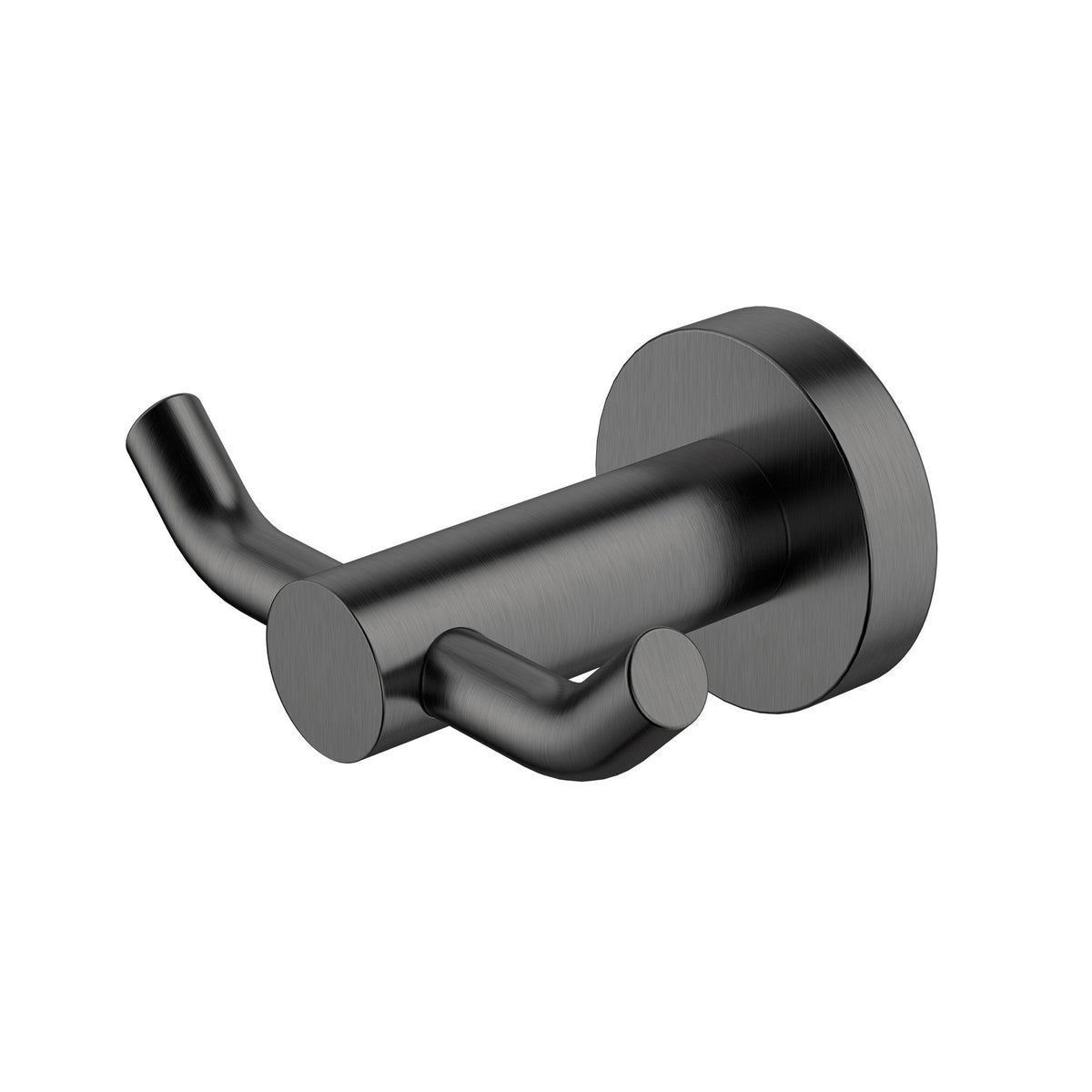 Mirage Double Robe Hook - Gun Metal (MIR53-2GM)