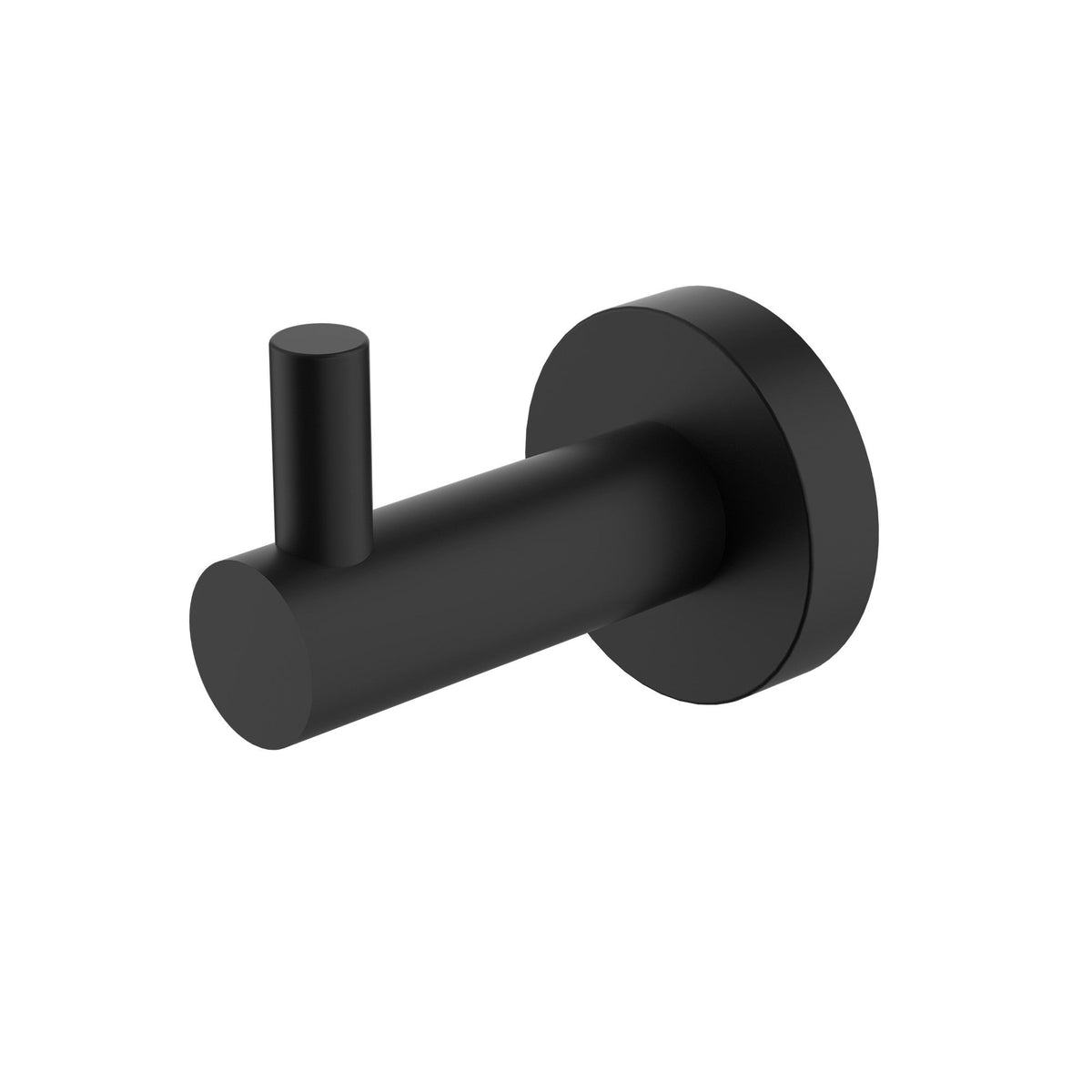 Mirage Single Robe Hook - Matte Black (MIR53BK)