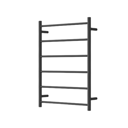 Mirage 6 Bar Heated Towel Rail - Matte Black (MIR6080-6BK)