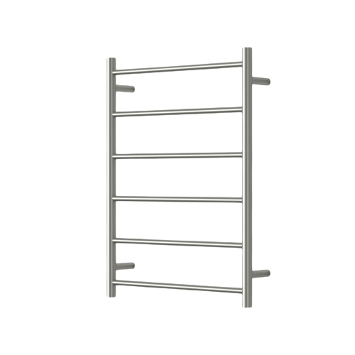 Mirage 6 Bar Heated Towel Rail - Brushed Nickel (MIR6080-6BN)
