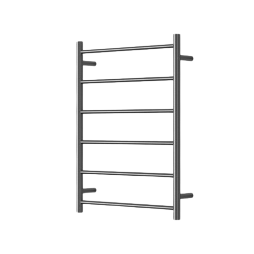 Mirage 6 Bar Heated Towel Rail - Gun Metal (MIR6080-6GM)