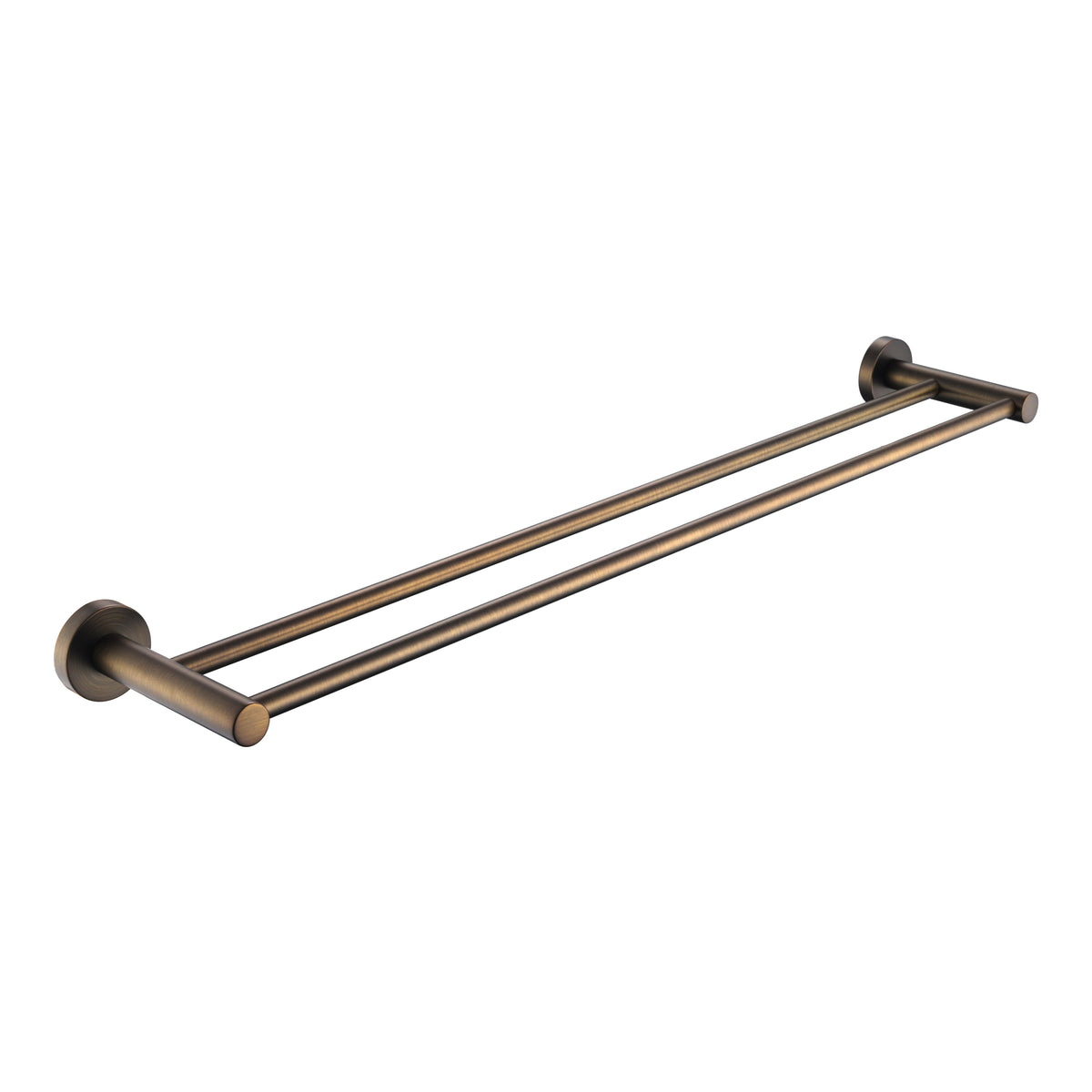 Mirage Double Towel Rail 750mm - Antique Brass (MIR72AB)