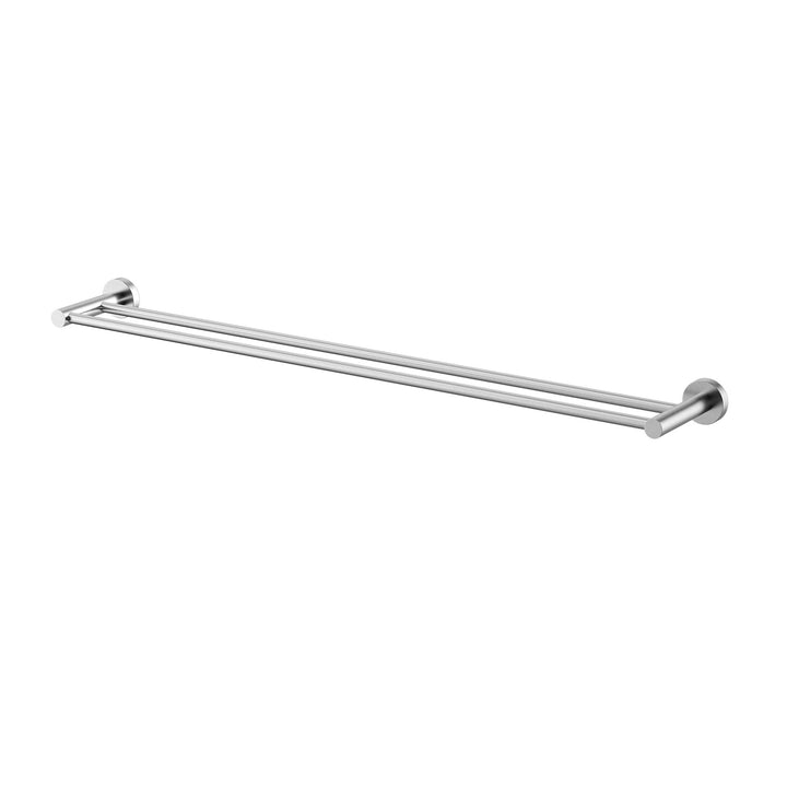 Mirage Double Towel Rail 750mm - Brushed Chrome (MIR72BC)