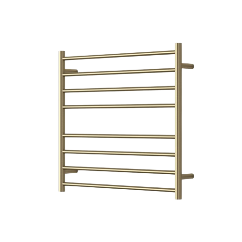 Mirage 8 Bar Wide Heated Towel Rail - Brushed Bronze (MIR7570-8BM)