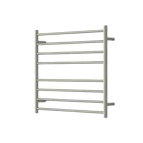 Mirage 8 Bar Wide Heated Towel Rail - Brushed Nickel (MIR7570-8BN)