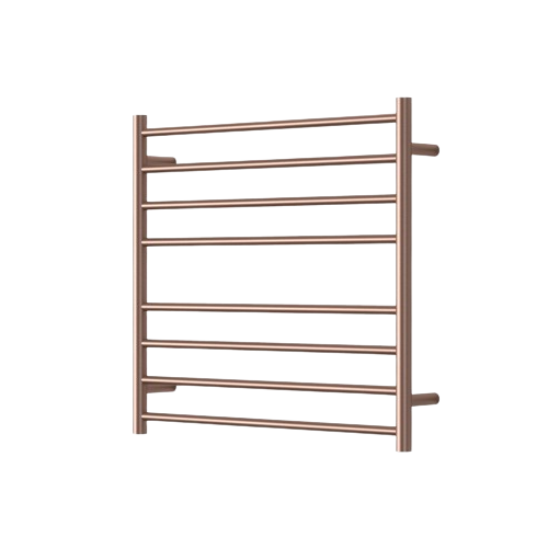Mirage 8 Bar Wide Heated Towel Rail - Champagne (MIR7570-8CM)